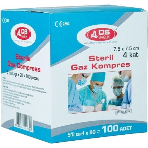 Steril Gazlı Bez 100 lü ( Spanç )